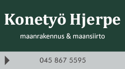 Konetyö Hjerpe logo
